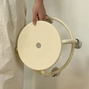 Easily holding the stool with hands