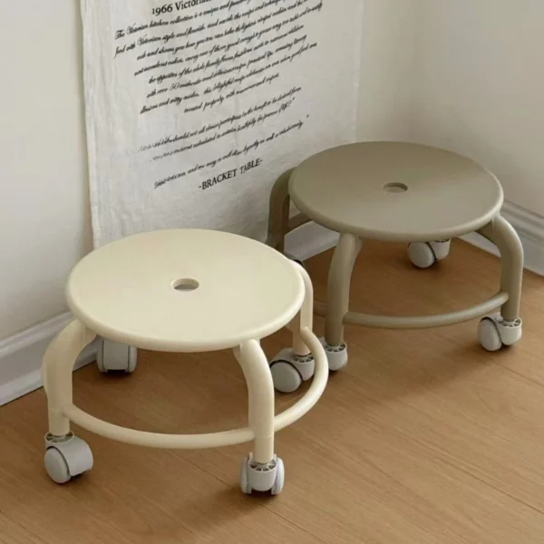 two stools in the coner