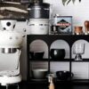 coffee on Multi-Tier Mug Rack – Carbon Steel Cup Holder Stand, black