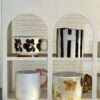 cups on Multi-Tier Mug Rack – Carbon Steel Cup Holder Stand white